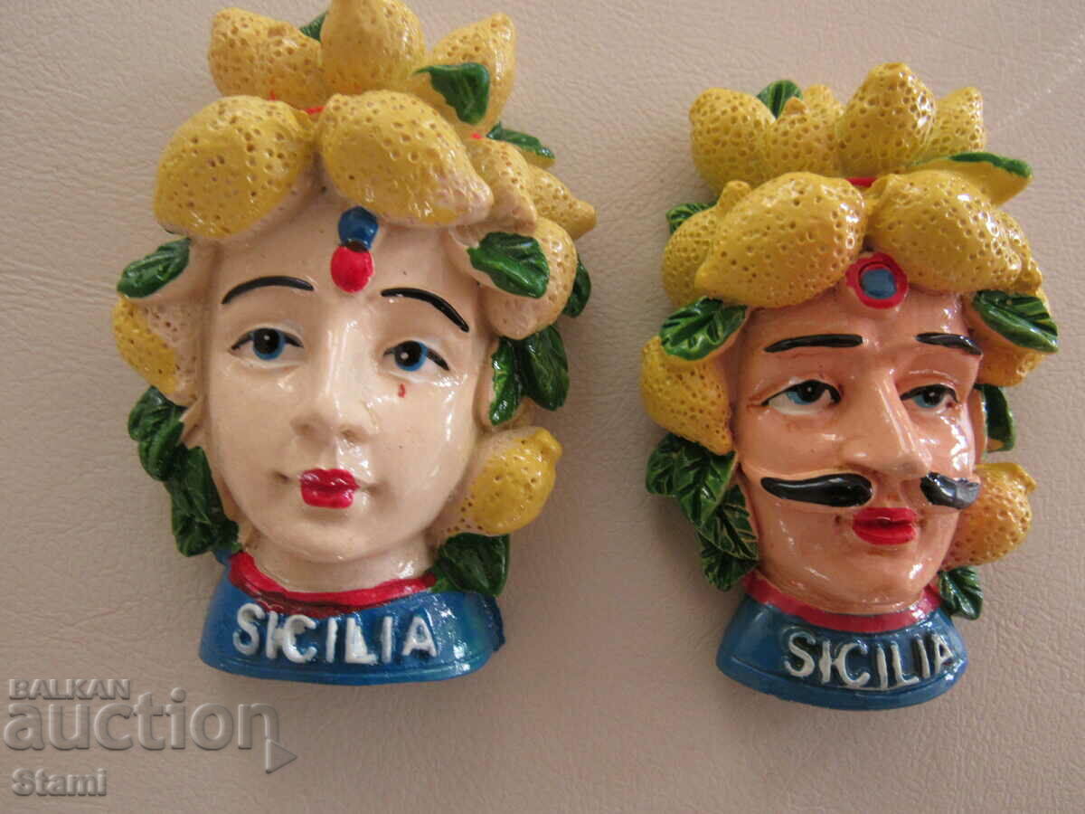 Set of two Moor magnets from Sicily, Italy-1 with price 27.00 BGN | € 13.80 Set of two Moor magnets from Sicily, Italy-1 with price 27.00 BGN | € 13.80