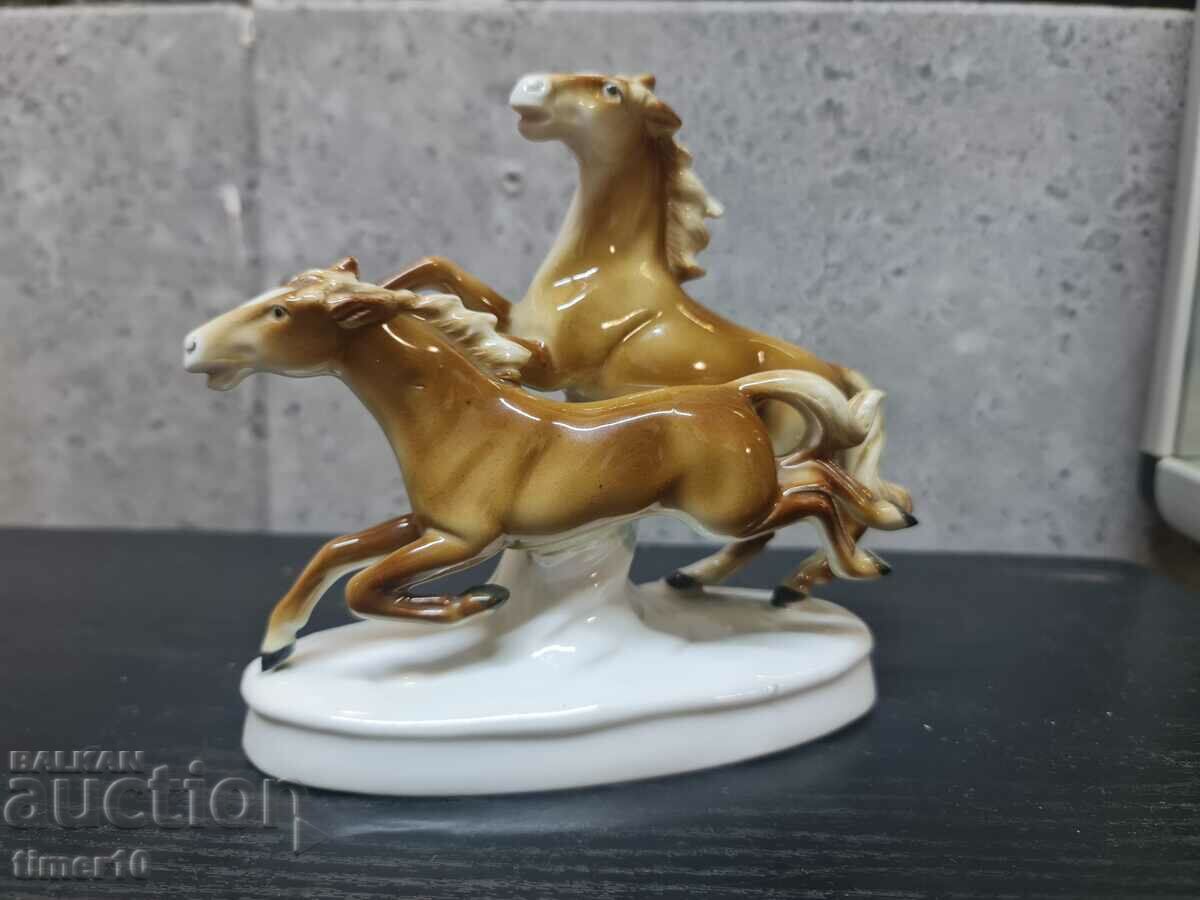 Vintage Carl Scheidig Grafenthal Porcelain Horse Figurine