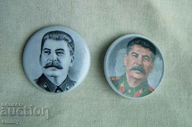 Insigna Stalin - 2 piese