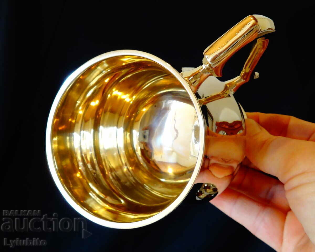 Delivery of Bronze Chanel goblet from 1925, marked Delivery of Bronze Chanel goblet from 1925, marked