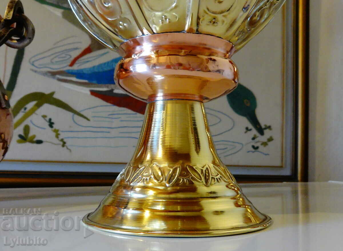 Copper vase, jug, amphora 1.6 kg - 5 Copper vase, jug, amphora 1.6 kg - 5