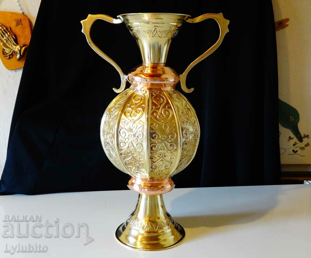 Copper vase, jug, amphora 1.6 kg Copper vase, jug, amphora 1.6 kg