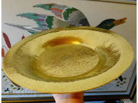 Bronze serving dish 1.2 kg, platter, fruit bowl