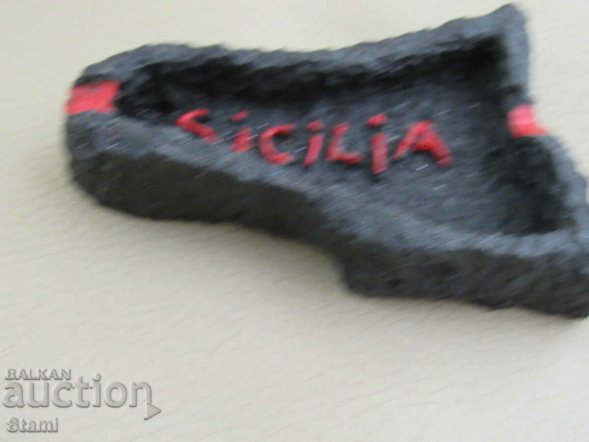 Auction Ashtray of lava from Mount Etna, Sicily, Italy Auction Ashtray of lava from Mount Etna, Sicily, Italy