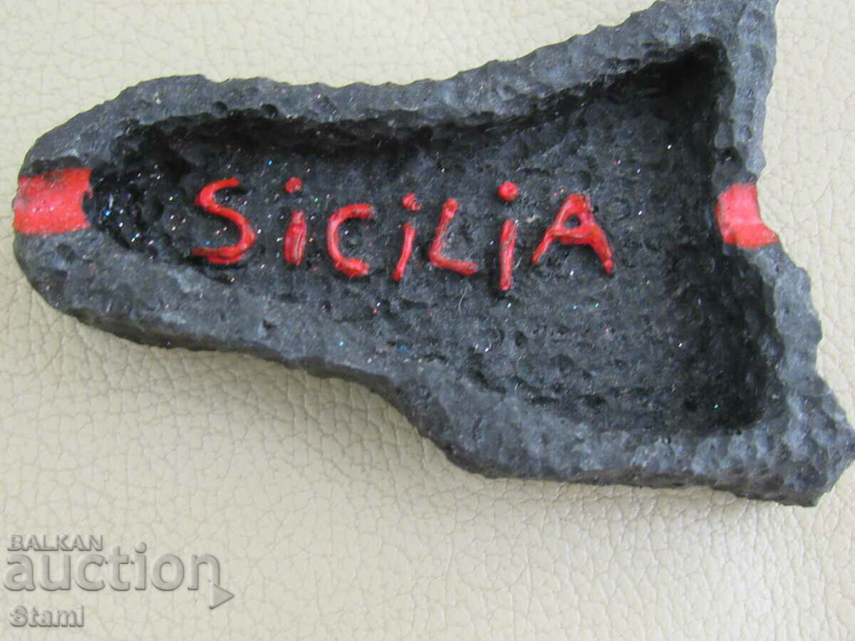Ashtray of lava from Mount Etna, Sicily, Italy - 5 Ashtray of lava from Mount Etna, Sicily, Italy - 5