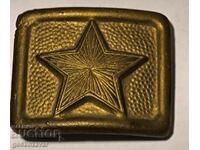 BRONZE BUCKLE with FIVE POINT from MILITARY SOC of NRB BNA