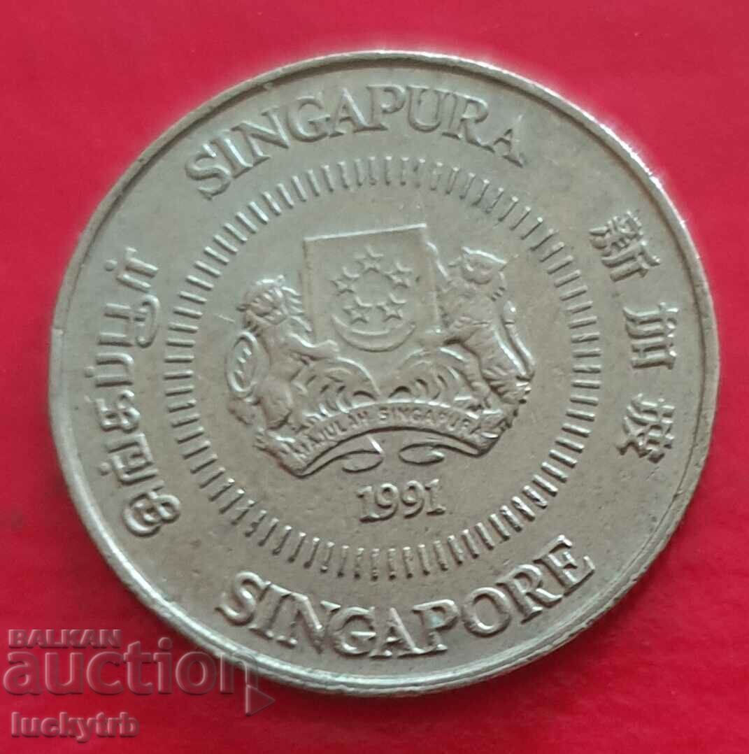 10 cents 1991 - Singapore with price 0.40 BGN | € 0.20 10 cents 1991 - Singapore with price 0.40 BGN | € 0.20
