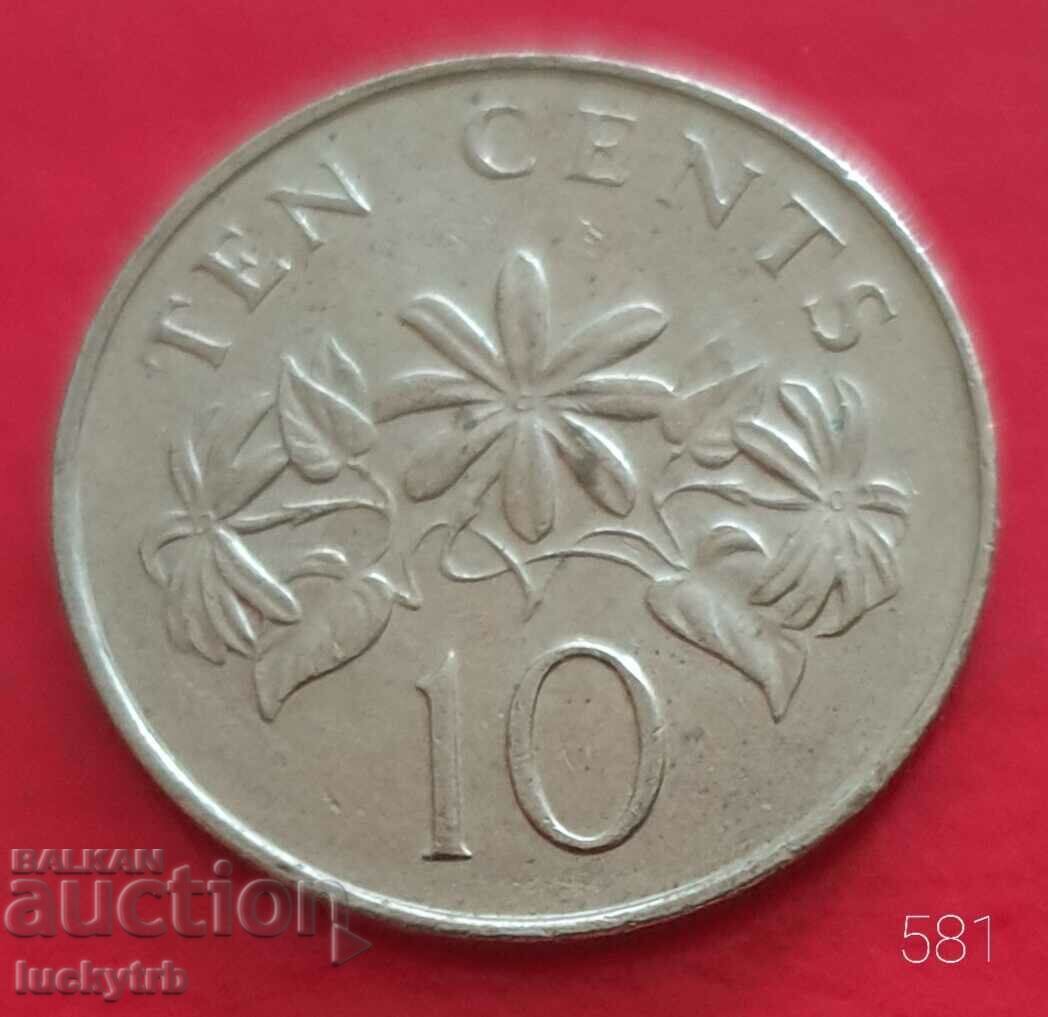 10 cents 1991 - Singapore 10 cents 1991 - Singapore