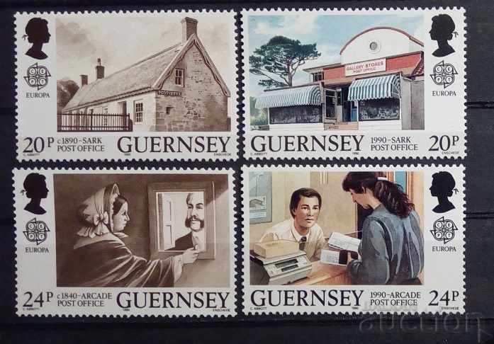 Guernsey/Guernsey 1990 Europe CEPT Buildings MNH