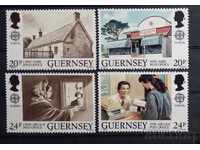 Guernsey/Guernsey 1990 Europe CEPT Buildings MNH