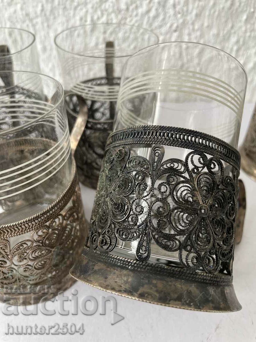 Montat, 5 buc filigran, URSS cu preț 99.95 BGN | € 51.10