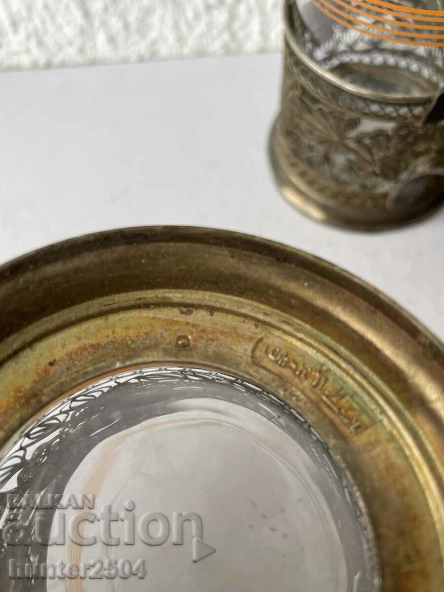 Auction  Mounted, 4 pcs. filigree, USSR