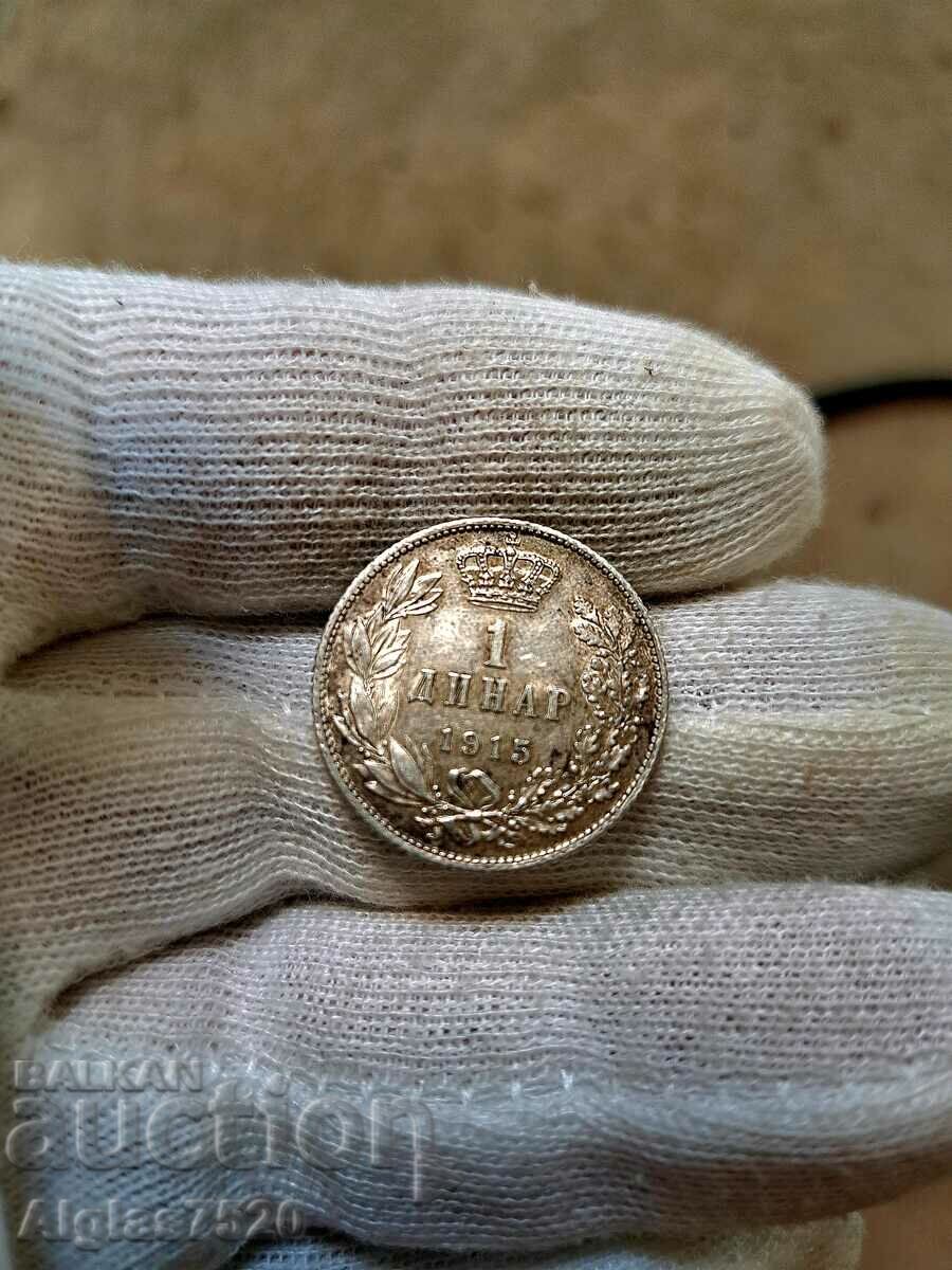 1 dinar 1915/silver/Serbia - 5 1 dinar 1915/silver/Serbia - 5