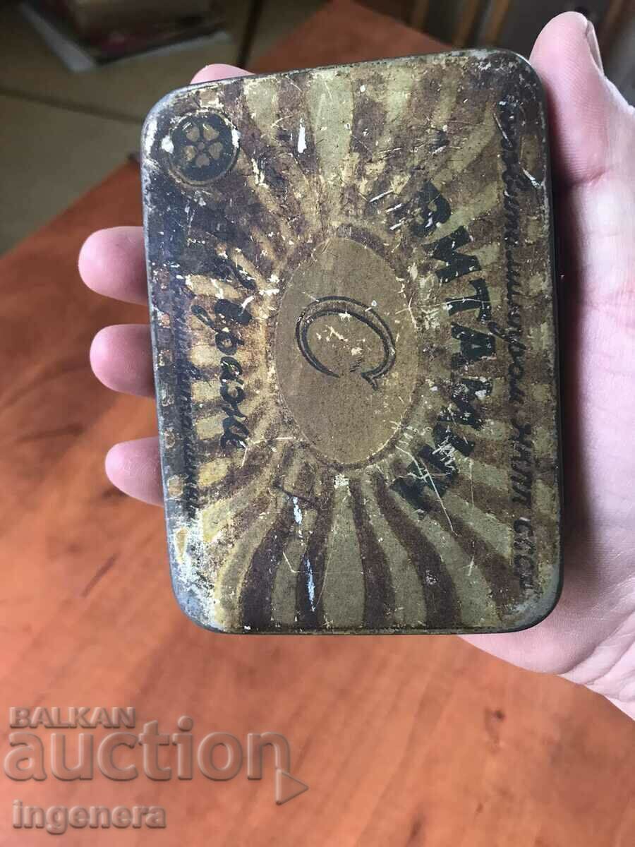 Auction BOX BOX METAL SHEET METAL VINTAGE USSR - VITAMIN C Auction BOX BOX METAL SHEET METAL VINTAGE USSR - VITAMIN C