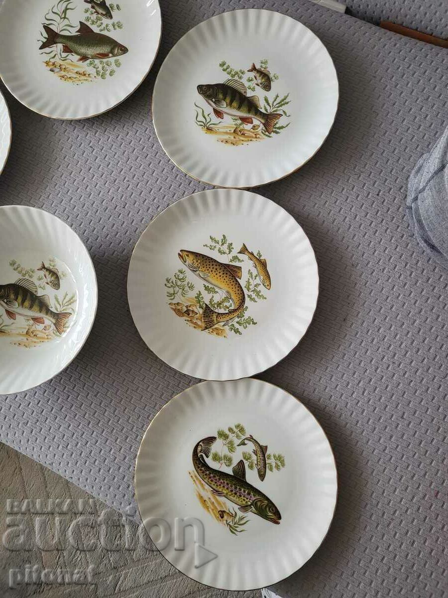 Σέρβις ψαριών πορσελάνης WUNSIEDEL BAVARIA με τιμή € 75.00 | 146.69 BGN