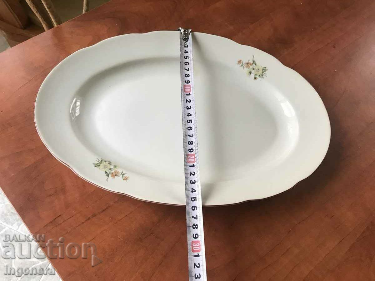 Delivery of PORCELAIN PLATE TRAY LARGER THAN A WRIST NEW MARKET