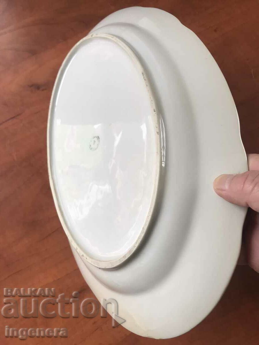 PORCELAIN PLATE TRAY LARGER THAN A WRIST NEW MARKET - 5