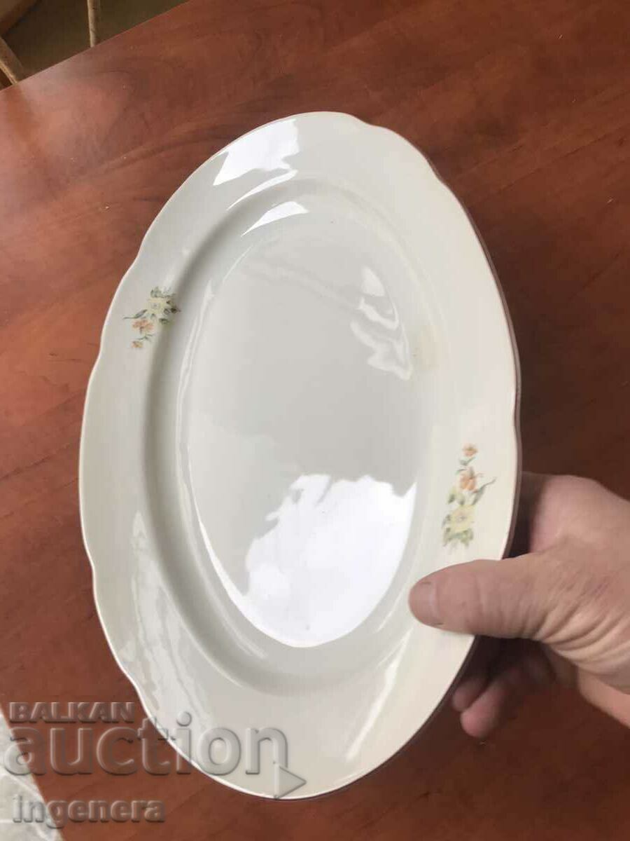 PORCELAIN PLATE TRAY LARGER THAN A WRIST NEW MARKET - 6