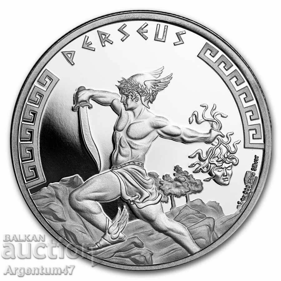 SILVER 1 OZ 2024 NIUE - PERSEU ȘI CAPUL MEDUSEI