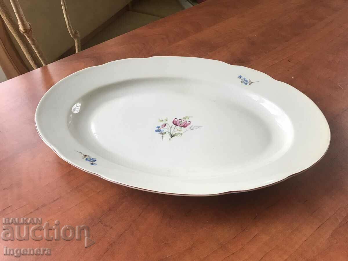 PORCELAIN PLATE TRAY LARGER THAN A WRIST NEW MARKET