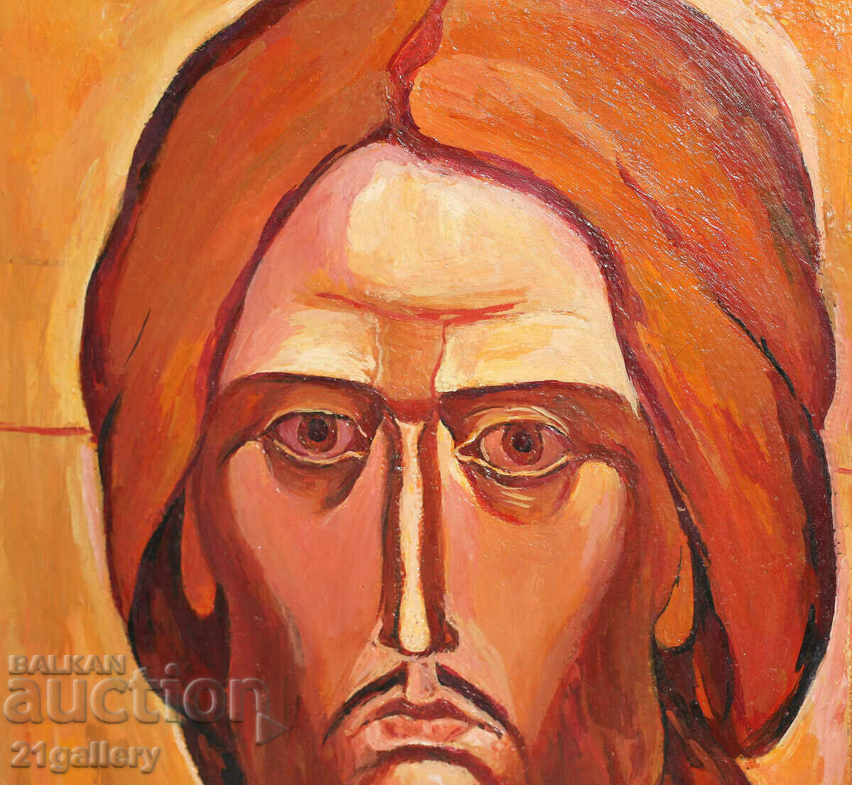 Delivery of A contemporary painting on a religious theme, Jesus Christ Delivery of A contemporary painting on a religious theme, Jesus Christ