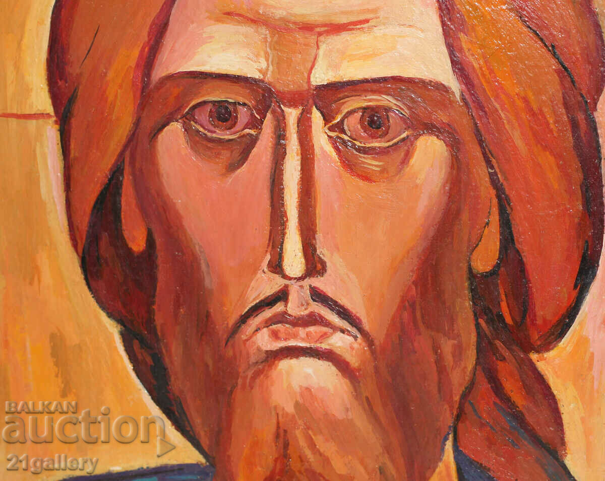 A contemporary painting on a religious theme, Jesus Christ - 5 A contemporary painting on a religious theme, Jesus Christ - 5