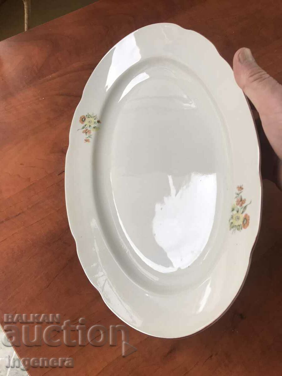 PORCELAIN PLATE TRAY LARGER THAN A WRIST NEW MARKET - 6 PORCELAIN PLATE TRAY LARGER THAN A WRIST NEW MARKET - 6