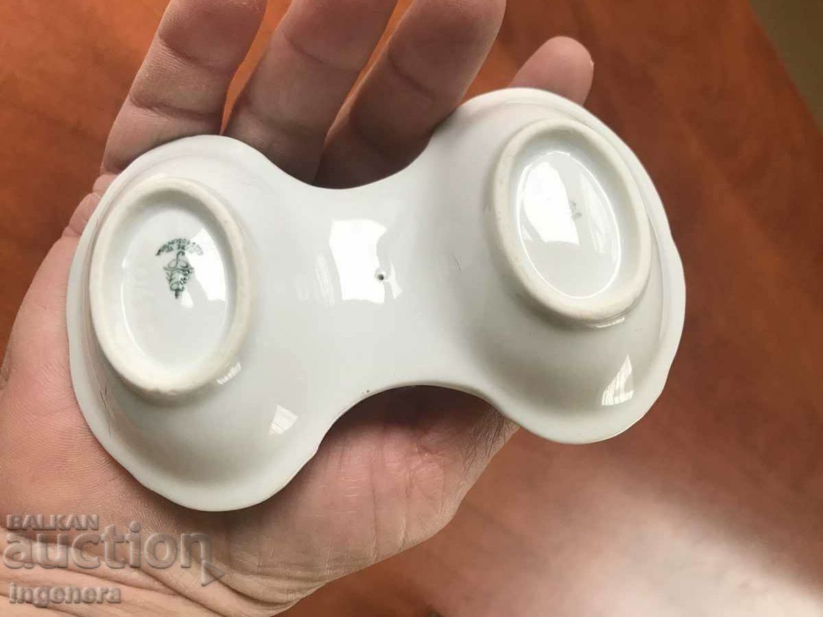 PORCELAIN SALT SHANK PEPPER SHANK CZECHOSLOVAK MARKING - 5 PORCELAIN SALT SHANK PEPPER SHANK CZECHOSLOVAK MARKING - 5