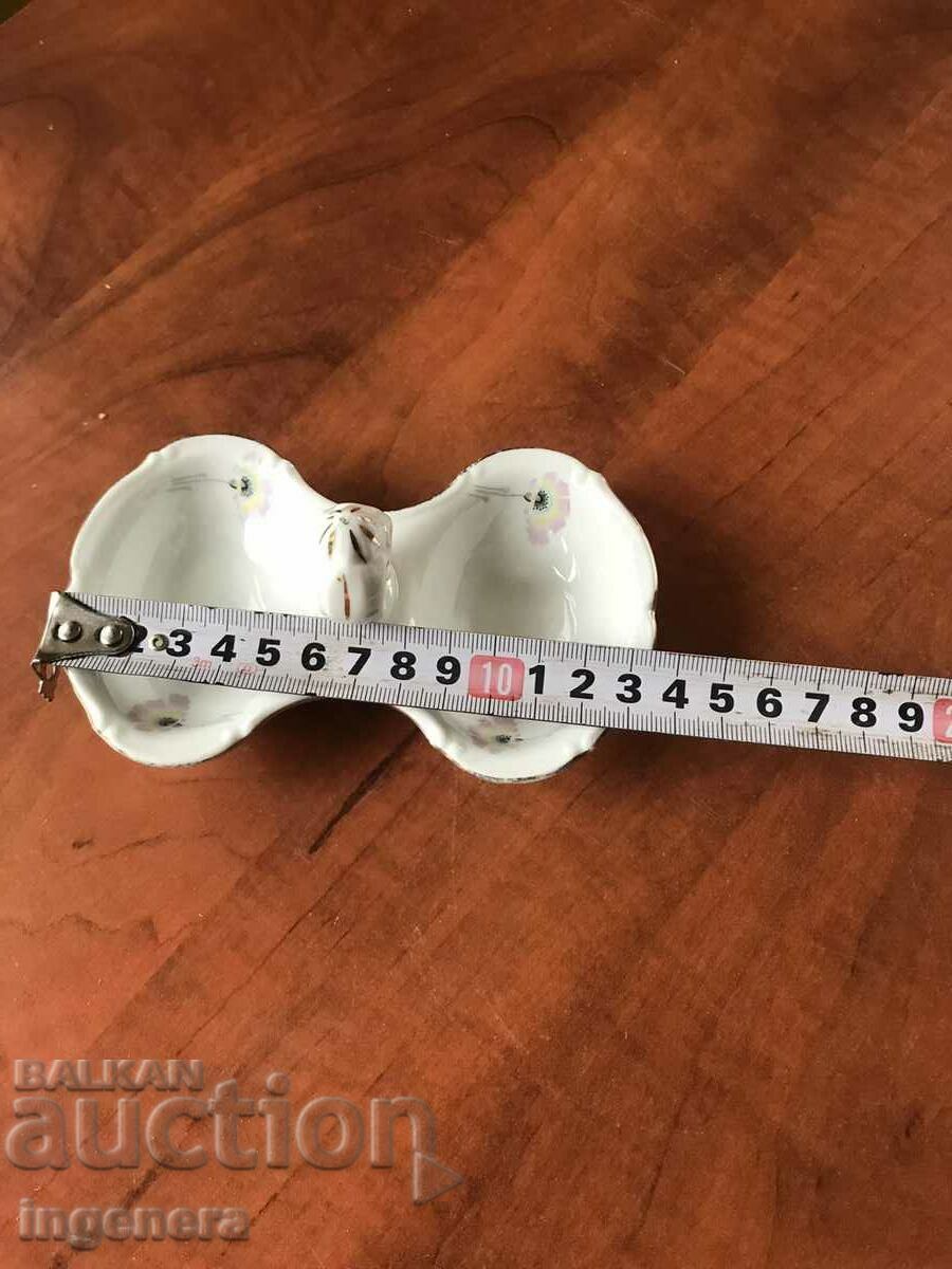 PORCELAIN SALT SHANK PEPPER SHANK CZECHOSLOVAK MARKING - 6 PORCELAIN SALT SHANK PEPPER SHANK CZECHOSLOVAK MARKING - 6