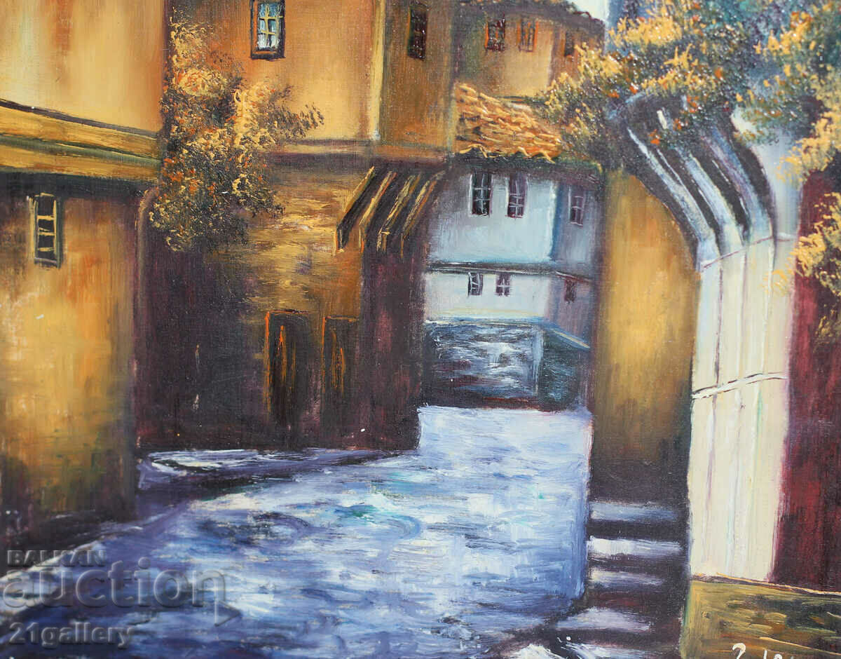 Zlatan Lalov Landscape "Plovdiv, Old Town" 2001 - 5 Zlatan Lalov Landscape "Plovdiv, Old Town" 2001 - 5