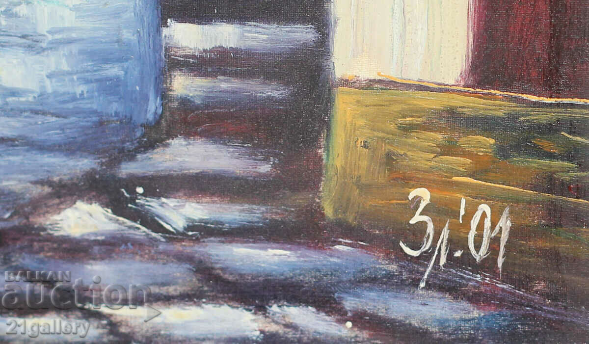 Zlatan Lalov Landscape "Plovdiv, Old Town" 2001 - 6 Zlatan Lalov Landscape "Plovdiv, Old Town" 2001 - 6