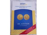 Numismatics-Auction catalog for German coins 1800 - 1900