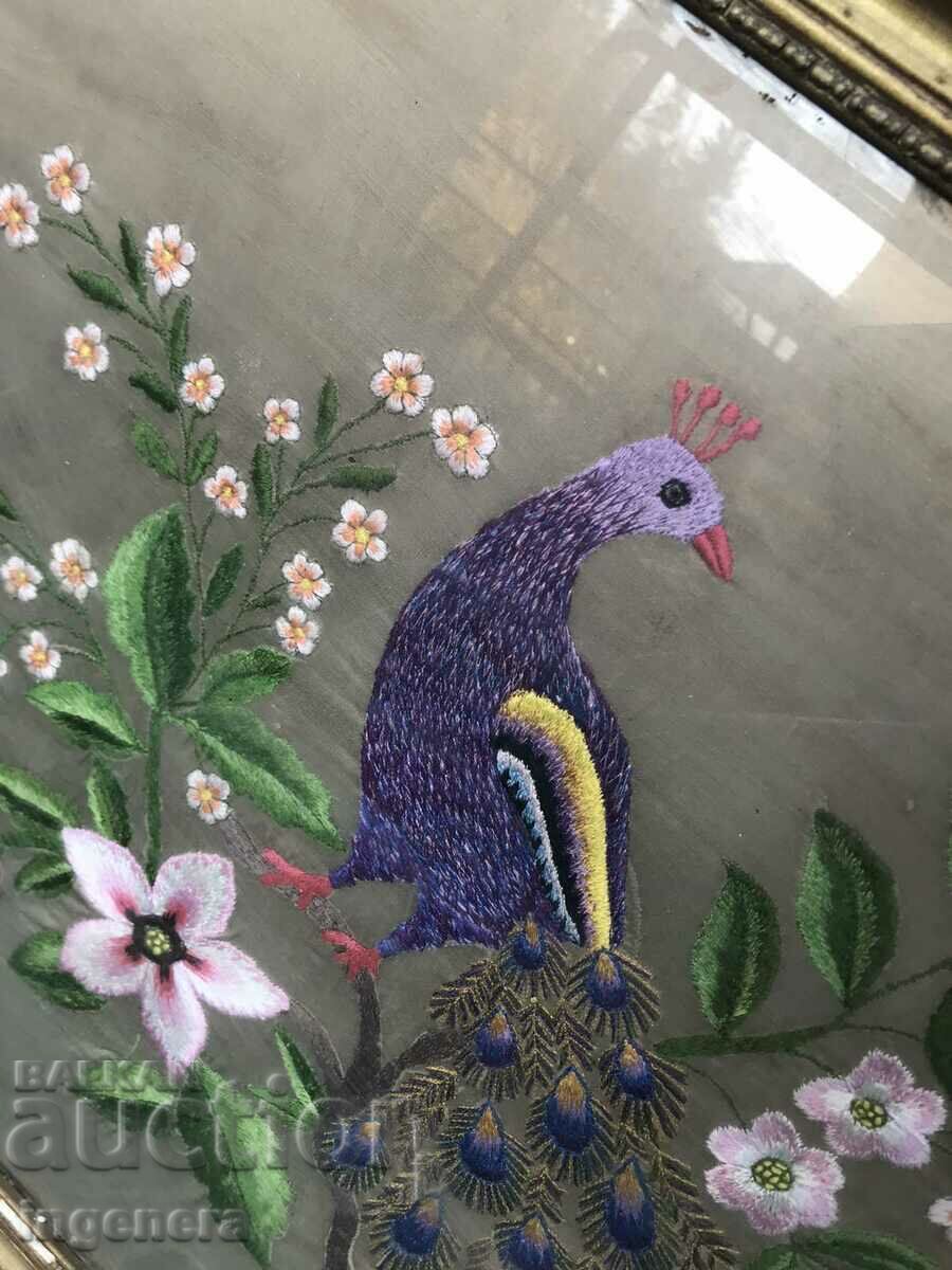 EARLY SOCIETY TAPESTRY SEWED PANEL WOODEN FRAME GLASS - 5 EARLY SOCIETY TAPESTRY SEWED PANEL WOODEN FRAME GLASS - 5