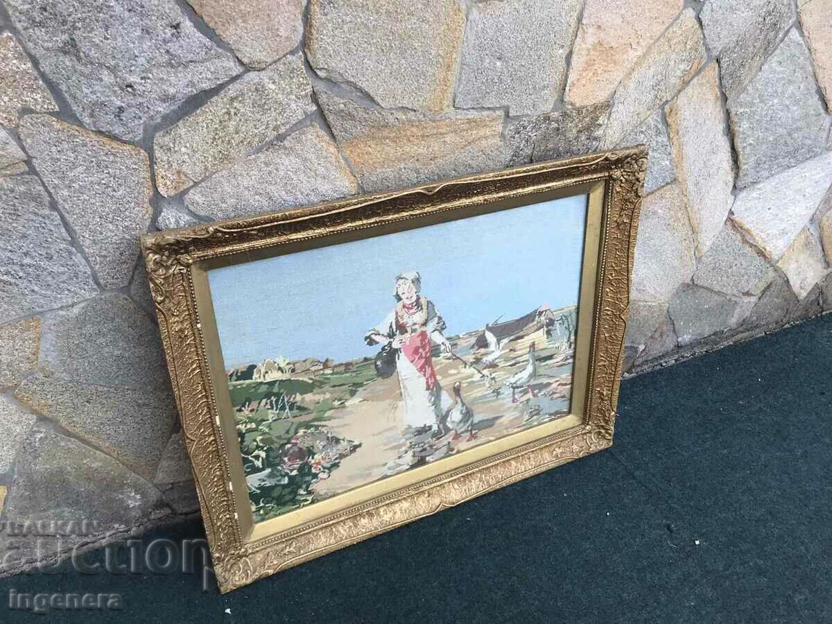 TAPESTRY SEWED SOCA PANEL WOODEN FRAME GLASS-THE PIRATE with price 78.00 BGN | € 39.88 TAPESTRY SEWED SOCA PANEL WOODEN FRAME GLASS-THE PIRATE with price 78.00 BGN | € 39.88