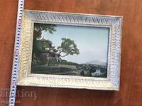 TAPESTRY FINE SEWED PANEL SILK FRAME GLASS