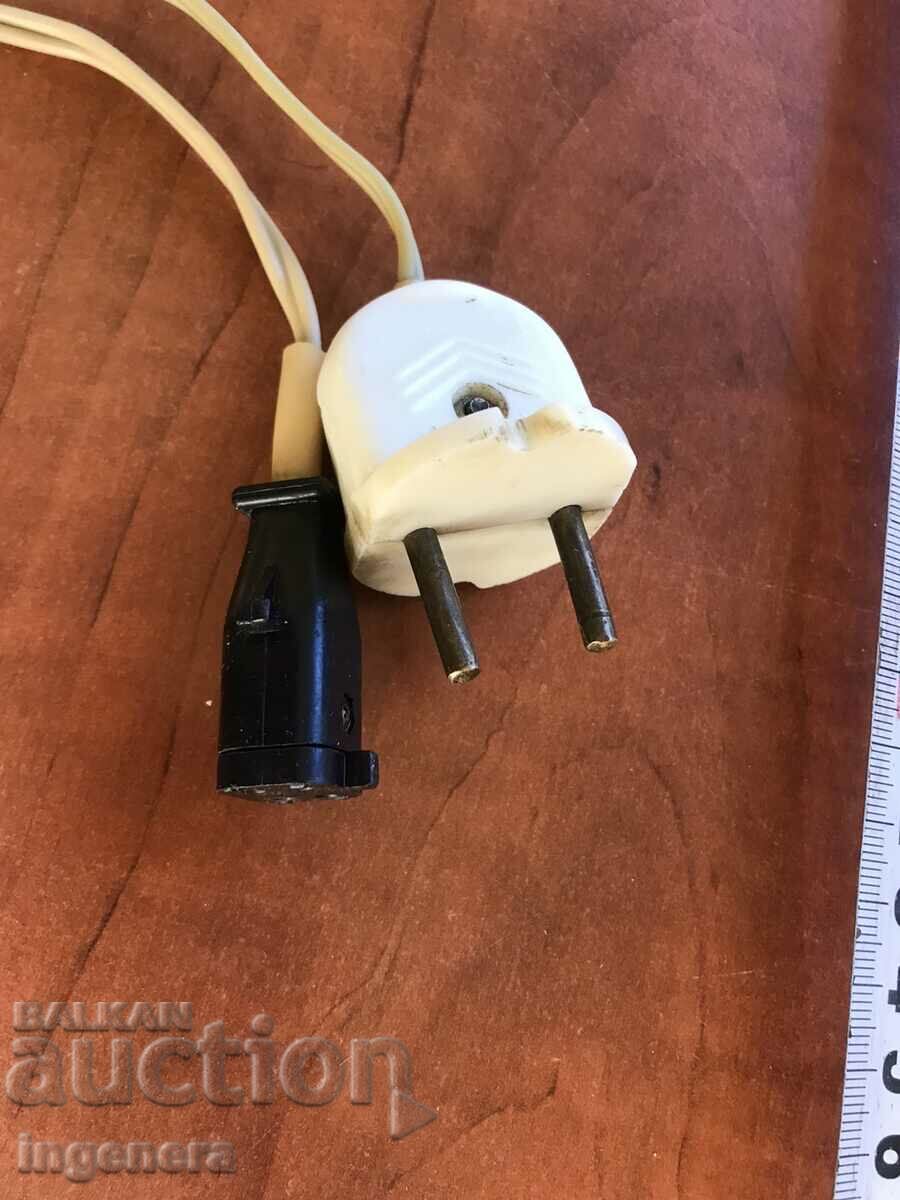 POWER CABLE FOR RADIO OR TV. BAKELITE RETRO with price 9.00 BGN | € 4.60 POWER CABLE FOR RADIO OR TV. BAKELITE RETRO with price 9.00 BGN | € 4.60
