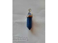 Pendant of natural stone lapis lazuli