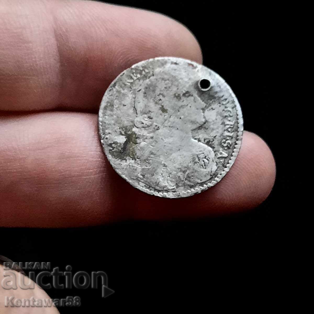 Auction Silver 6 Kreuzer 1737 - Charles VI. RRR Auction Silver 6 Kreuzer 1737 - Charles VI. RRR