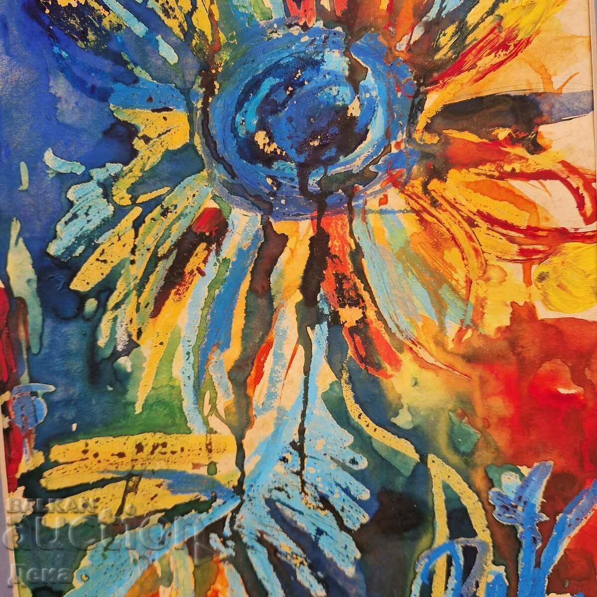 Δημοπρασία Όμορφη ακουαρέλα Δημοπρασία Όμορφη ακουαρέλα