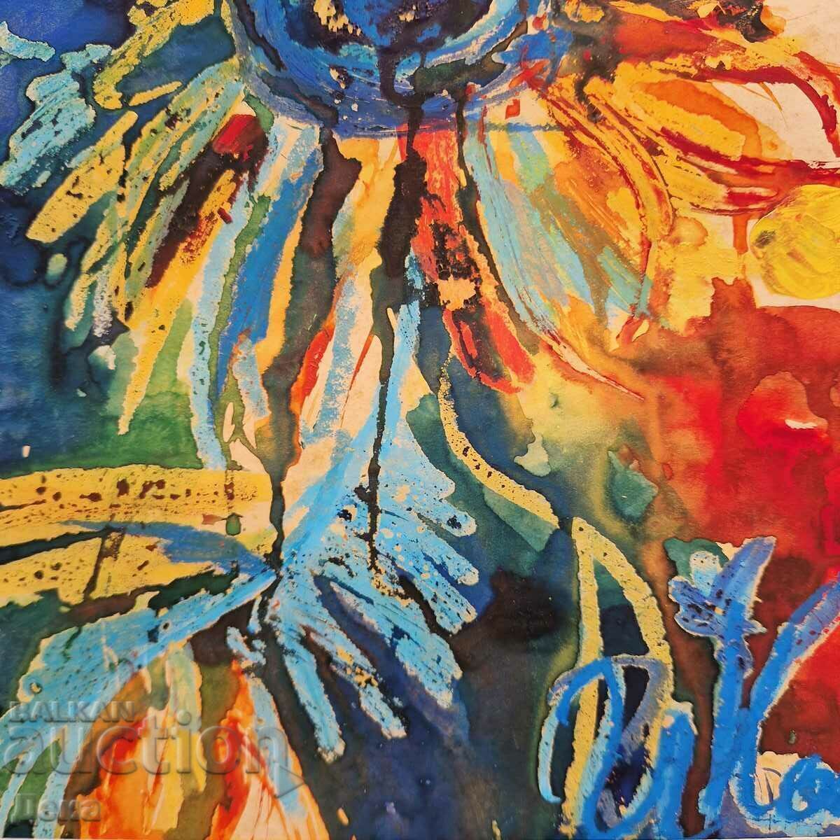 Παράδοση Όμορφη ακουαρέλα Παράδοση Όμορφη ακουαρέλα