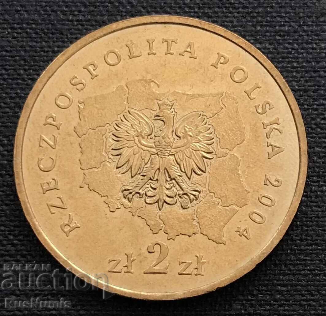Poland.2 zlotys 2004 Podlaskie Voivodeship. with price 5.00 BGN | € 2.56