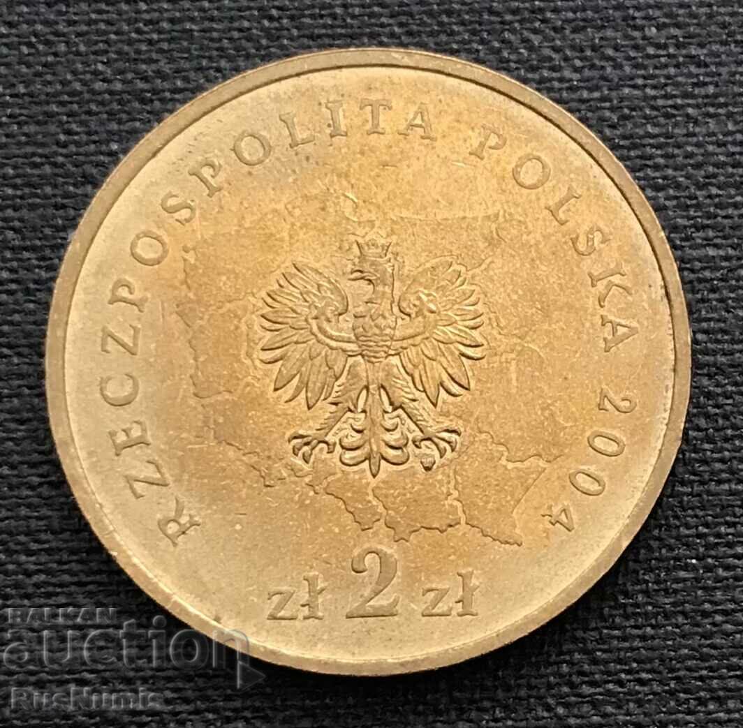 Πολωνία.2 ζλότι 2004 Pomeranian Voivodeship. με τιμή 6.50 BGN | € 3.32 Πολωνία.2 ζλότι 2004 Pomeranian Voivodeship. με τιμή 6.50 BGN | € 3.32