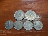 Lot of coins marks FRG