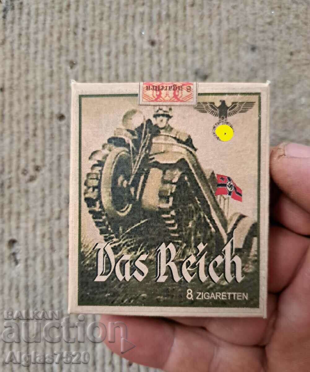 Box of cigarettes/8 pcs./- unopened. Wehrmacht, swastika