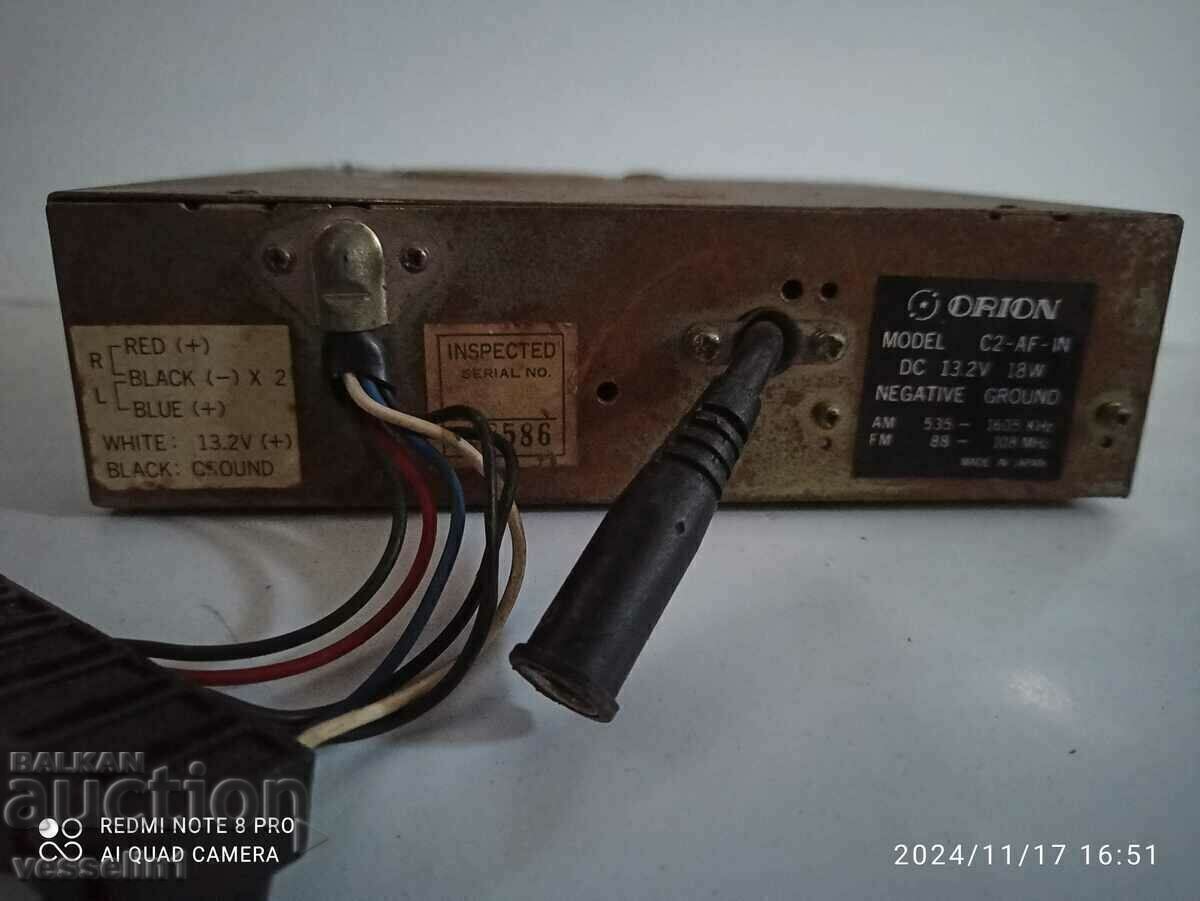 Casetofon vechi car orion casetofon japonez cu preț 35.00 BGN | € 17.90