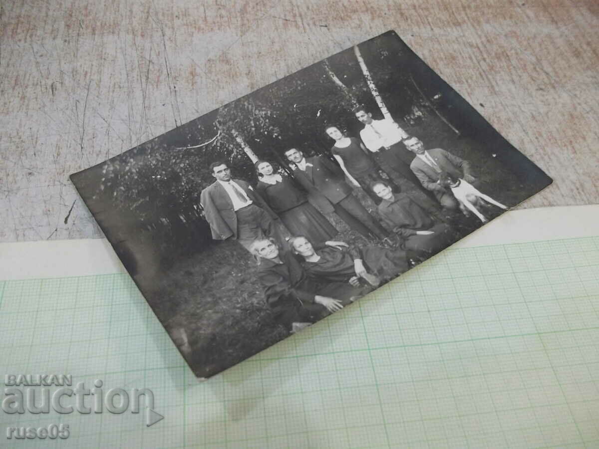 Auction Old photo of an outing with a dog Auction Old photo of an outing with a dog