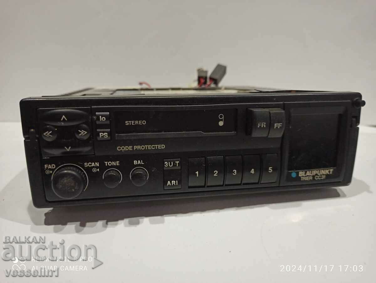 Old cassette player car blaupunkt cassette player