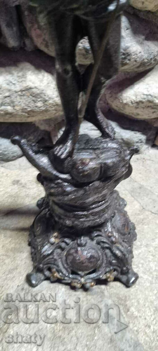 Old metal sculpture. Figure - 5 Old metal sculpture. Figure - 5