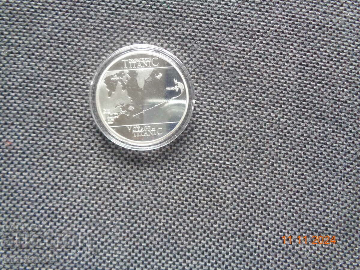 Monedă UNC din colecția Titanic cu preț € 5.09 | 9.96 BGN
