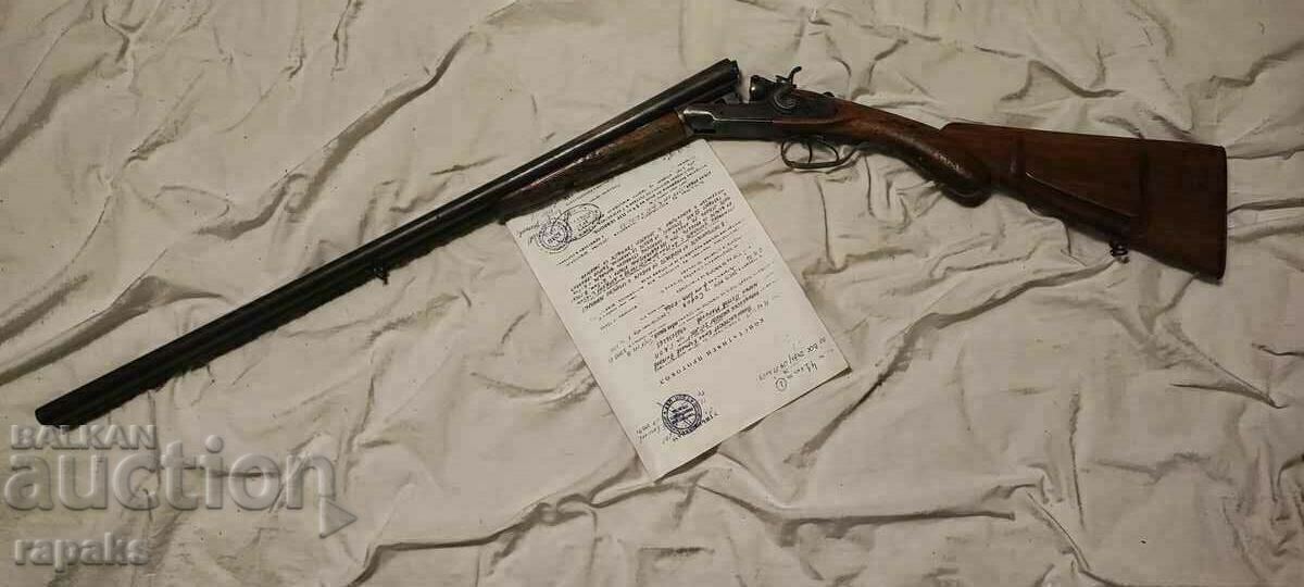 Pușcă cu handicap de vânătoare cu percutori externi. Tula a asigurat cu preț 1435.00 BGN | € 733.70
